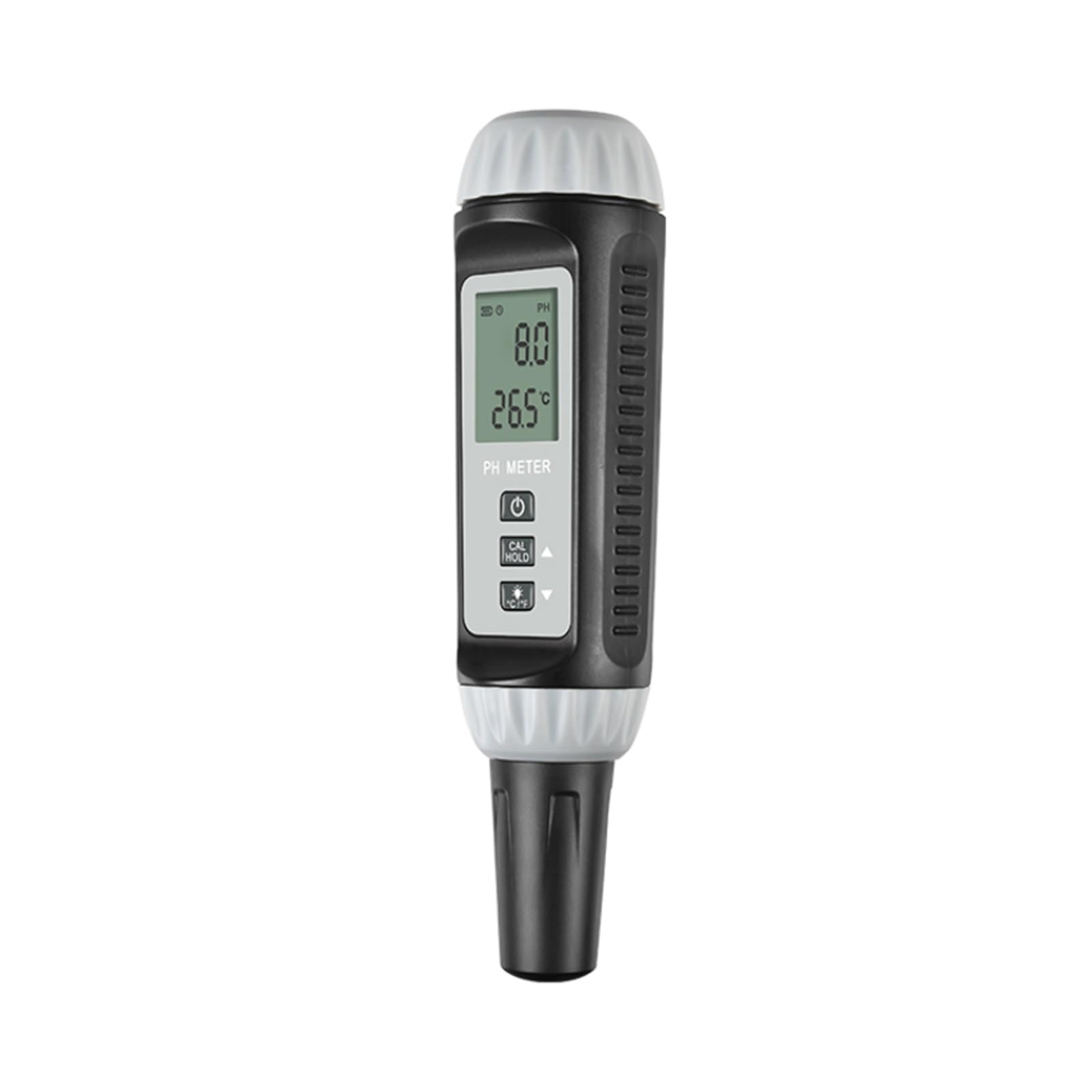 Medidor de Prueba Temperatura pH Bolígrafo Digital Pantalla Dual Comprobación Precisa Sencilla