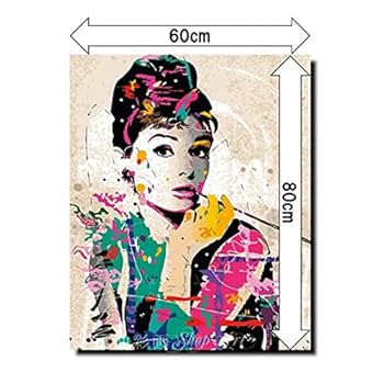 オードリーヘップバーン アートパネル 【AO#21】XLサイズ・キャンバス オードリーヘップバーン アートパネル 【AO#21】XLサイズ