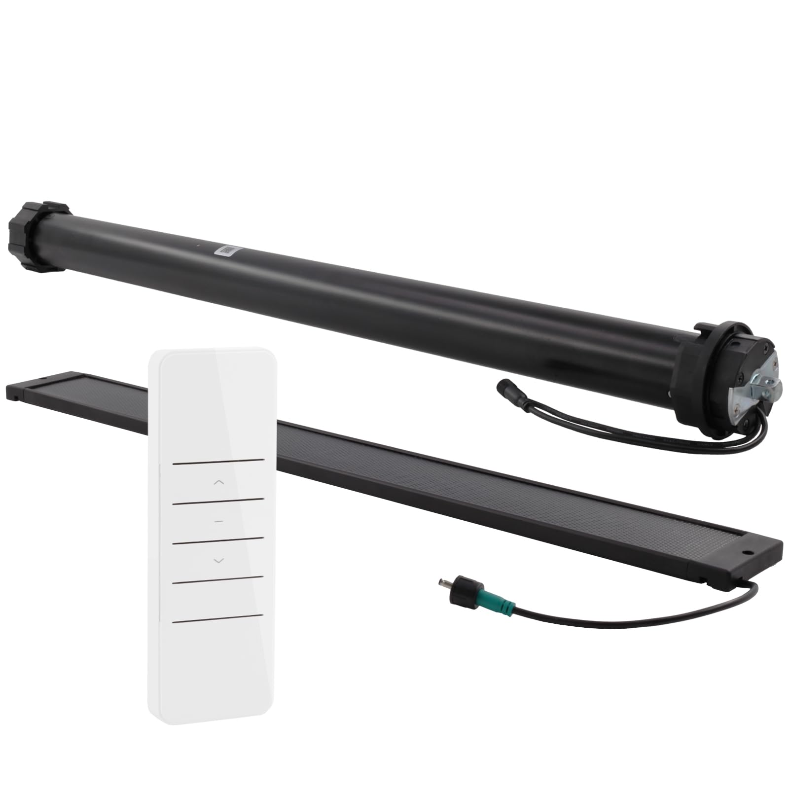 NOBILY Solarpaket Maxi Rollladenmotor SW60, Solarpanel Akku 12V Antrieb 20Nm