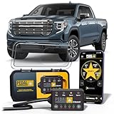 PEDAL COMMANDER Throttle Response Controller Compatible with GMC Sierra 1500 2019-2025, 5th Gen, Plug-and-Play, 4 Modes 36 Sensitivity Levels, App Control Anti-Theft, Sierra Truck Parts