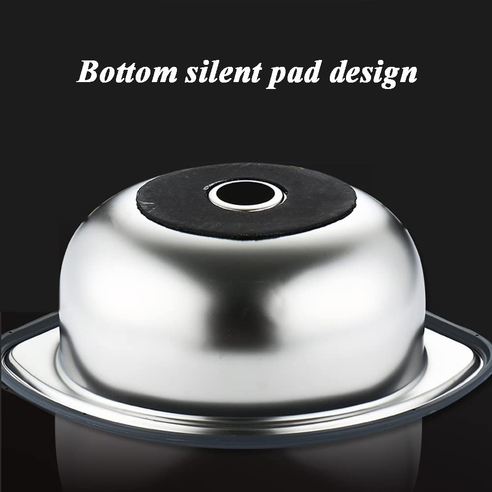 Lave-Vaisselle Compact argenté à Un Seul évier. Design Polyvalent, à Poser ou à Suspendre. Matériau épais et Robuste. Multifonctionnel pour Les Petits espaces. Dimensions : 37 x 33