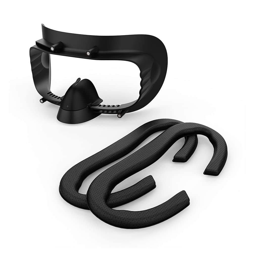 Whisverse Interfaccia VR e schiuma di ricambio per Reverb G2, con 2 in schiuma PU, cuscino nasale anti-perdita, accessorio VR
