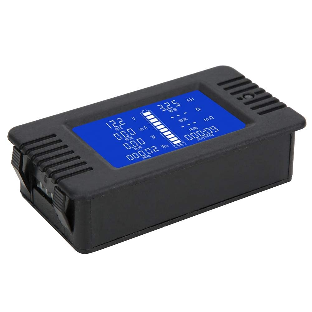 Batteriemonitor PZEM-015 mit 300A Shunt und LCD-Display zur Messung von Batteriestrom, Spannung, Leistung, Energie und Kapazität im Bereich 0-200V 0-300A