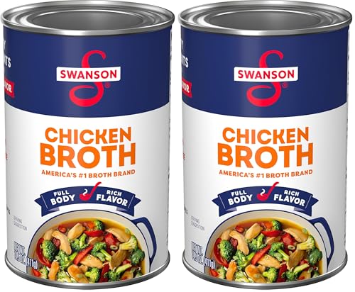 Image of Swanson Chicken Broth, 14.5 oz Can (Pack of 2)