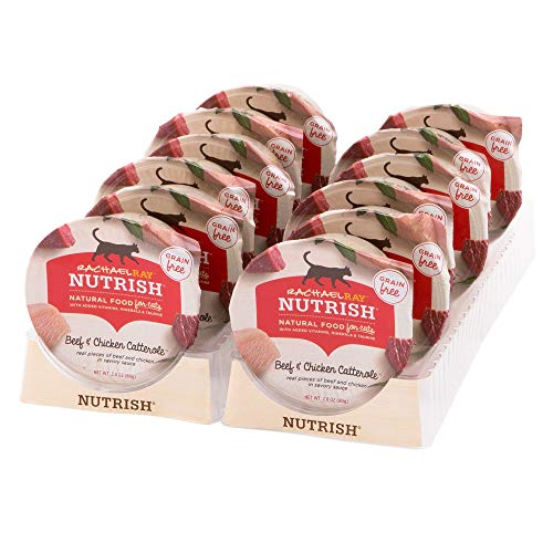 Rachael Ray Nutrish Natural Wet Cat Food, Beef & Chicken Catterole Recipe, 2.8 Ounce Cup (Pack of 12), Grain Free - Image 3