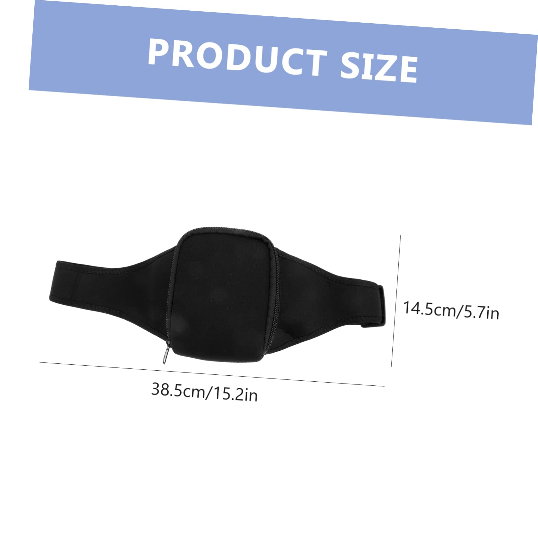 GALPADA Portable Mic Waist Belt Holder for Outdoor Use Microphone Pouch for Dance Sports and Fitness Versatile Waist Pack for Devices