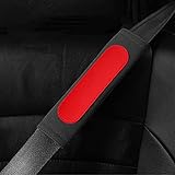 【Elección de gran valor】: las almohadillas para cinturones de seguridad y las cubiertas de manijas de puertas de seguridad son ideales para la protección de los hombros mientras conduce. Fácil de instalar y usar, cabe perfectamente en el automóvil y es útil para uso a largo plazo en el automóvil.