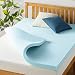 Best Price Mattress Topper Short Queen, 2.5" Gel Memory Foam Mattress Topper with Certipur-US Certified Ventilated Colling, Short Queen Size