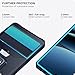 Multifunctional Google Pixel 10 Case/Pixel 10 Pro Case with Card Holder and Sliding Camera Cover - Wireless Charging Compatible Pixel 10/10 Pro Wallet Case with Magnetic Kickstand (Black)