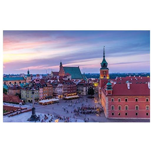 1500 Bitar Pussel För Vuxna Och Barn Zxsdfv Puzzle 1500 Piece Gamla Stan I Warszawa, Polen Hjärnan Utmaning Pussel Jul Leksak Gåvor