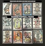 Football Hot Packs - 15 Cards - 7 Rookies - Look for Autos - Mem - Graded Cards