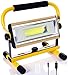 Luci da Lavoro Ricaricabili a LED,100W Faretto Portatile Luce Emergenza,lampada campeggio ricaricabile Impermeabile IP65 Lampada da Lavoro a LED Ricaricabile con Caricatore USB per Interno ed Esterno