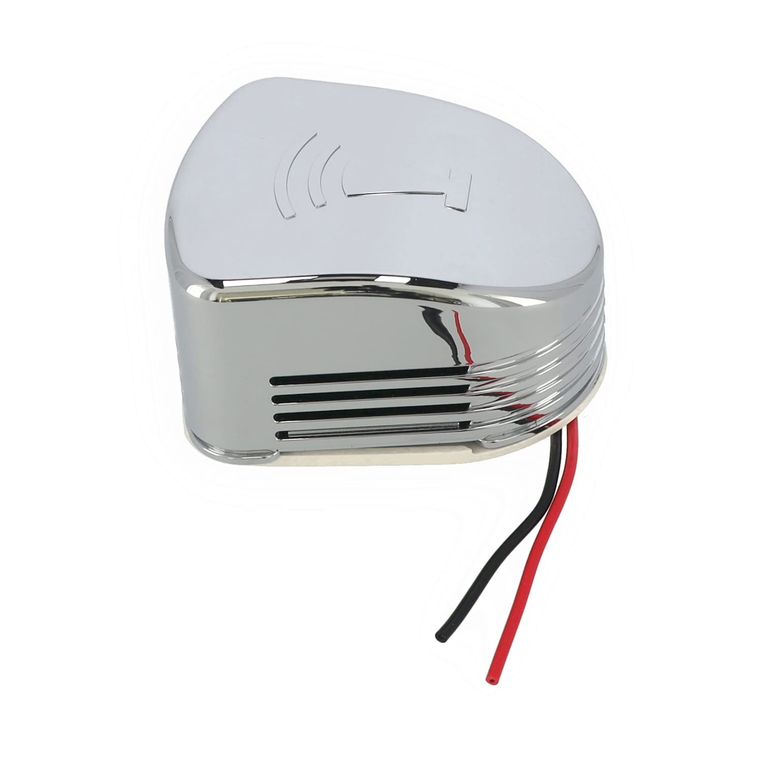 Signalhorn Boot 12 V 100dB verchromt akustisch Nebelhorn Notsignal Schiffshorn