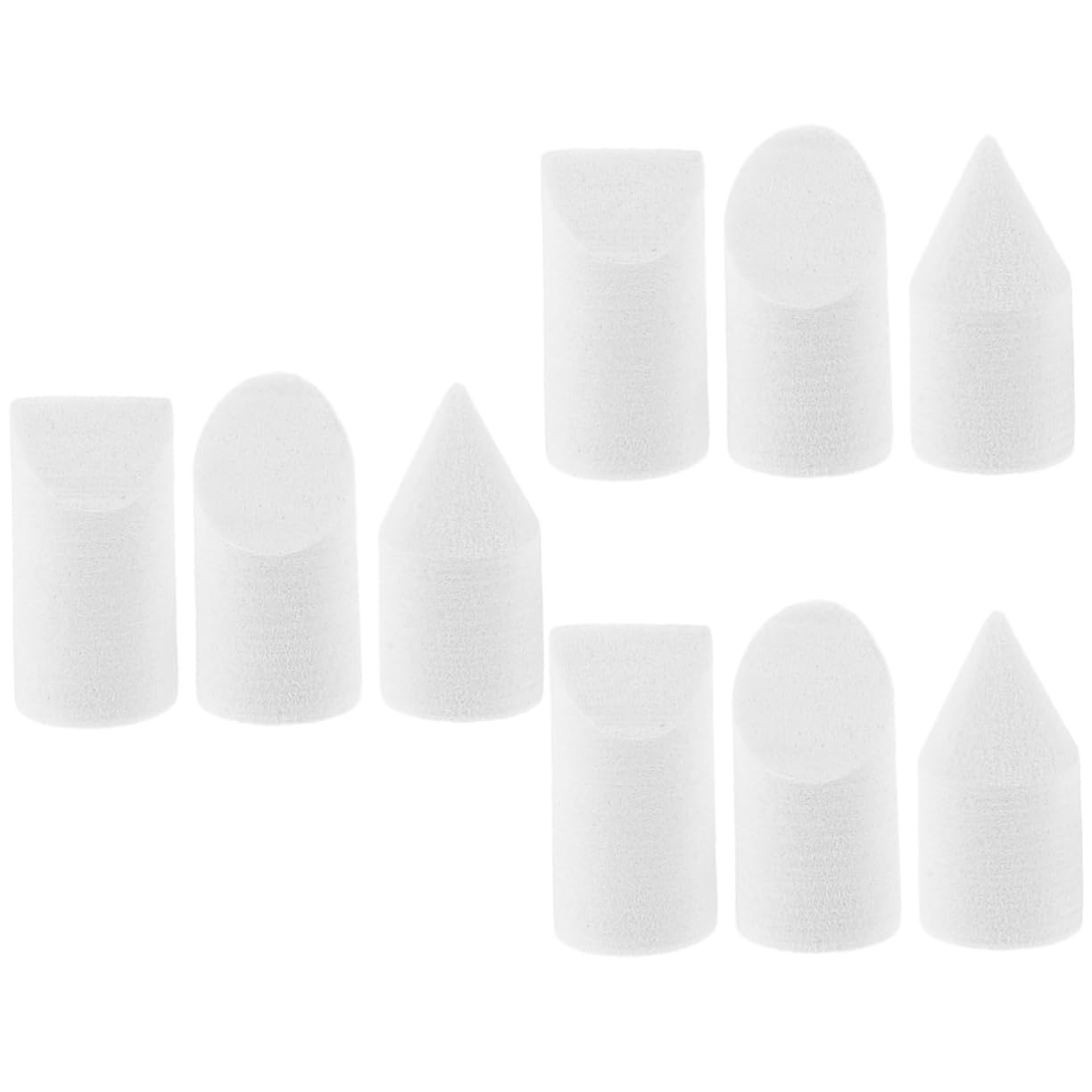 TEHAUX 3sets Art Brush Cleaner Paint Mixing Tool Sketching Clean Replacement Head Sketch Wipe for Sketching Pen Sketch Trimmer Eraser Blending 3pcs*3