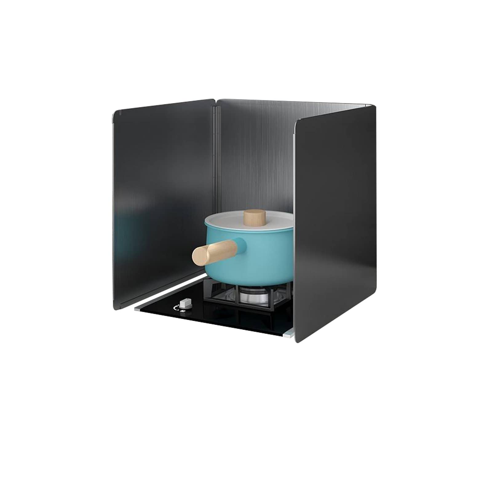 Dosseret de cuisson pliable en acier inoxydable protection anti-éclaboussures pour poêle à frire