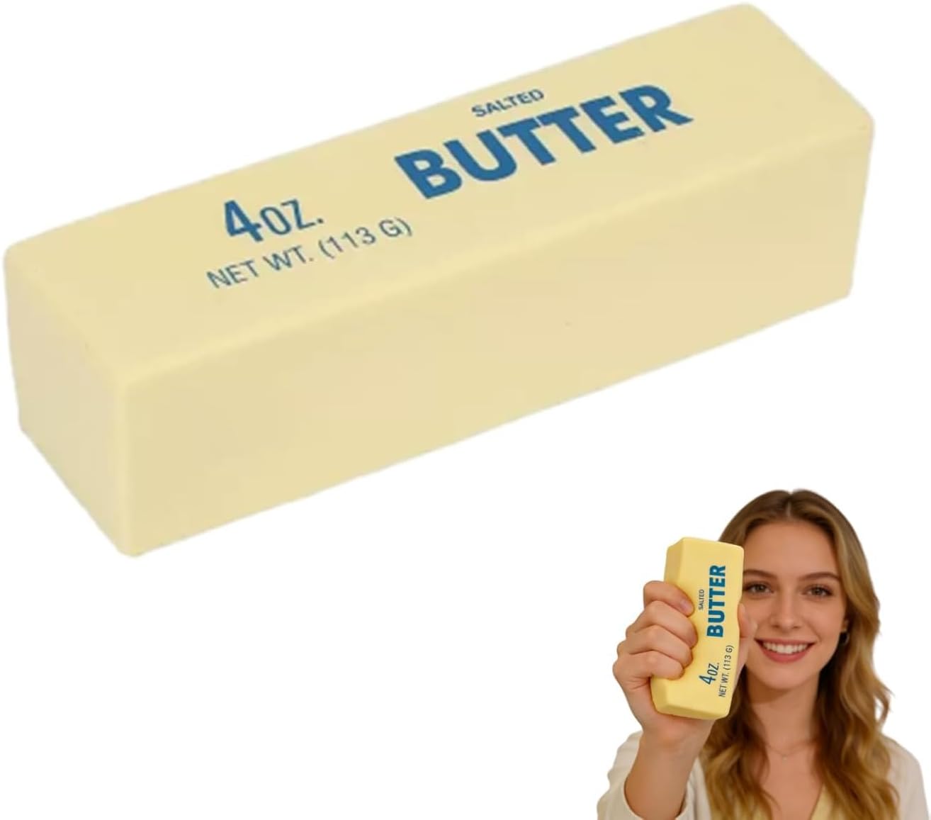 Slow Rebound Cute Butter Squeeze Stress Balls，Slow Rising Squishy，Taba Squishy, Stress Balls，Upgrade Stress Relief Fidget Toys Wet Slow Rebound Stress Relief Toy（Trumpet，1PC）