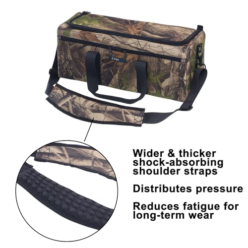 ZZQ&CCF Camera Lens Pouch Case for Sony FE 400-800mm/200-600mm F5.6-6.3G,for Canon RF 200-800,Compatible with Nikon Z 180-600, Extra Large Thick Portable Bag Interior Size 17.3x6.3x6.7in-Black by ZZQ&CCF - Image 7