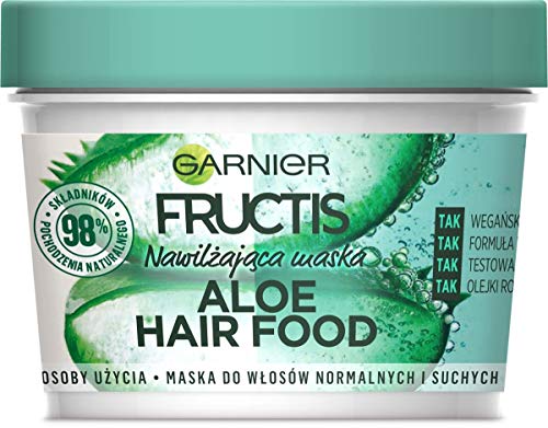 FRUCTIS ALOE VERA HAIR FOOD HYDRATING NAWILŻAJĄCA MASECZKA DO WŁOSÓW NORMALNYCH I SUCHYCH