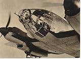  Postkarte. Die große Luftwaffen-Illustrierte. In der Vollsichtkanzel des zweimotorigen deutschen Kampfflugzeuges He 111