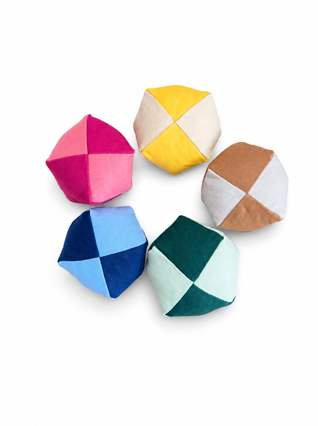 Amazon | 手作りお手玉 5色 あずき入り 日本製 Japanese bean bag made