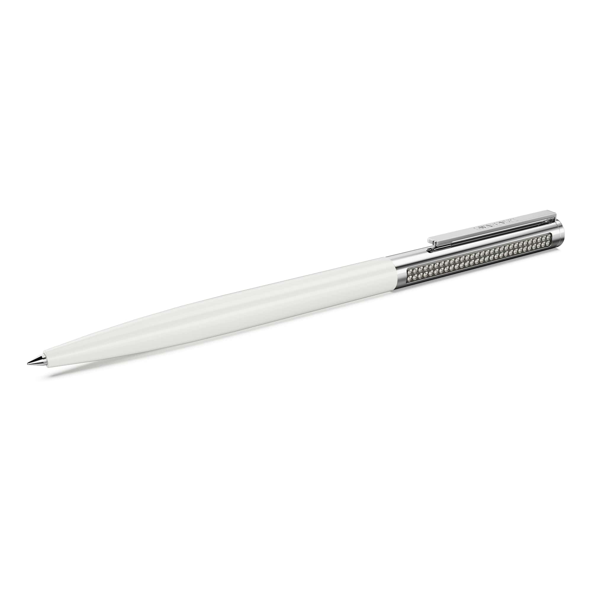 Swarovski Matrix Tennis ballpoint pen White Chrome plated