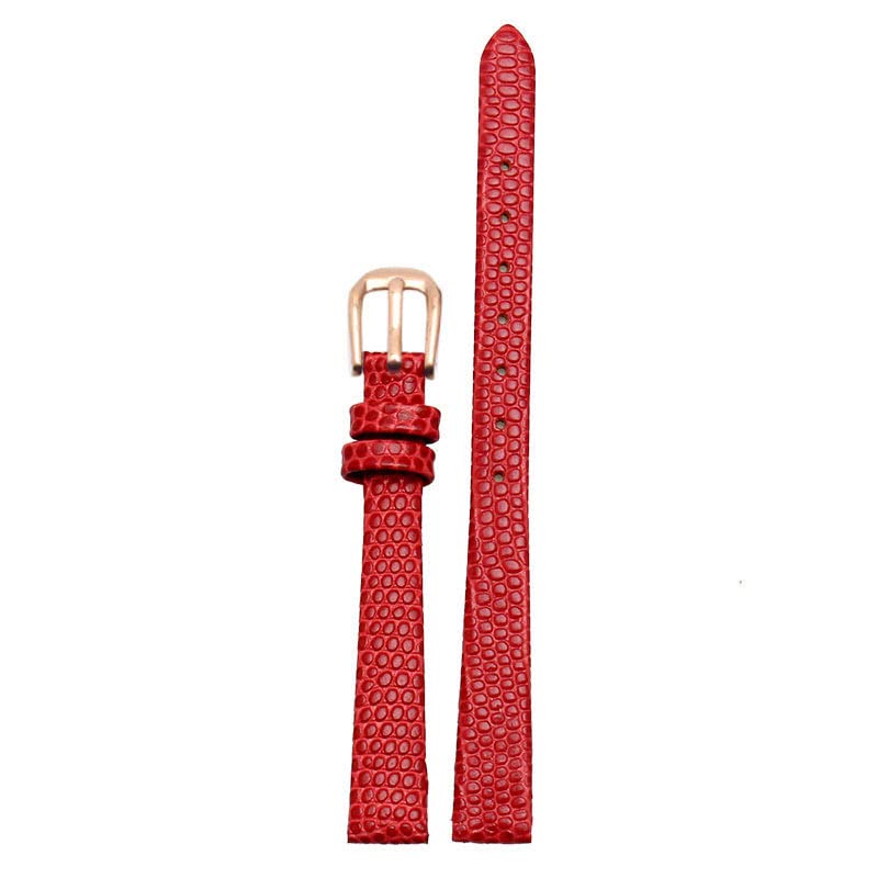 Cinturino in vera pelle da donna 6 mm 8 mm 10 mm 12 mm lucertole cinturino in pelle piccoli orologi da polso cintura fibbia Pin