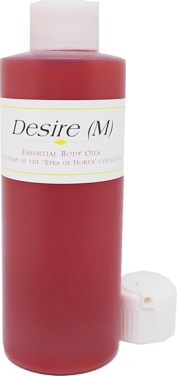 Desire - Type AD For Men Scented Body Oil Fragrance [Flip Cap - Red - 8 oz.] - ID#23968