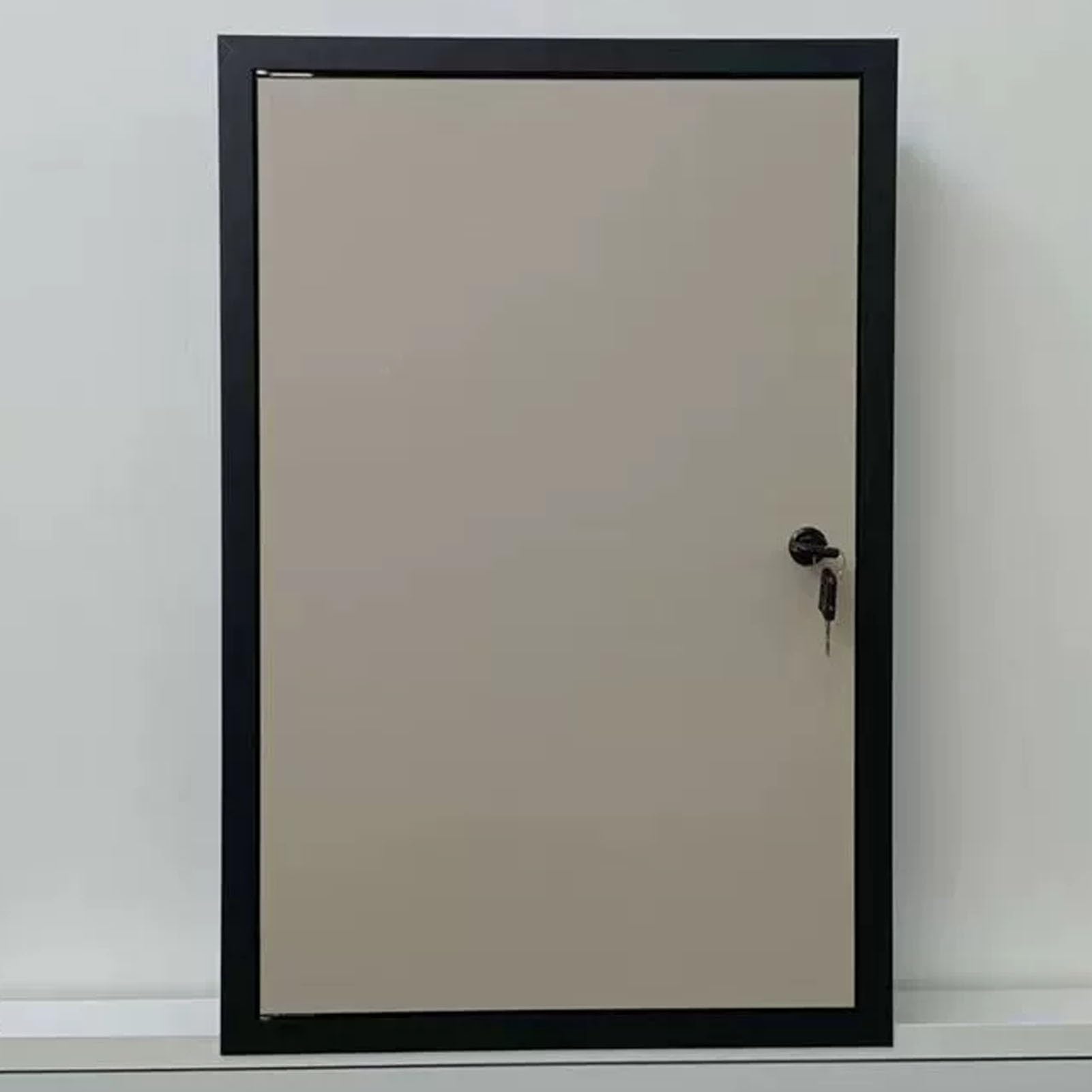 Pannello di accesso in metallo per porte con serratura, portello da parete nascosto per una facile ispezione, dimensioni: 16 x 16, 16 x 24, 20 x 20, 24 x 24, marrone, dimensioni: 18x26in / 450 x 650
