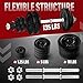 Yes4All 135lbs - Dumbbell Cast Iron Adjustable - Brown Box