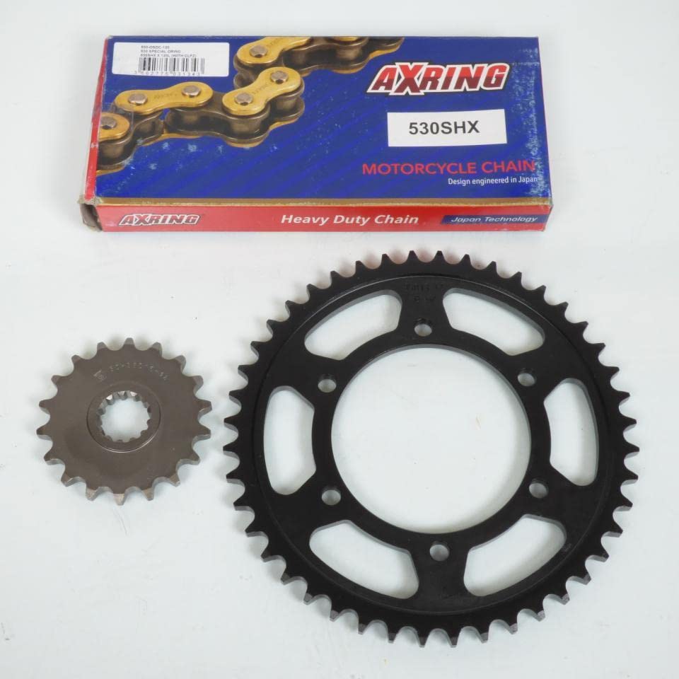 Kit chaîne Axring Yamaha 1000 YZF R1 : durabilité mécanique 18X44