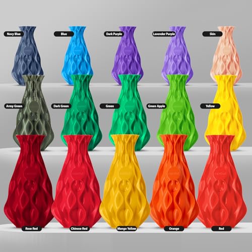 Image of ERYONE PLA Filament 3D Printer PLA Filament 1.75mm + /- 0.03mm, PLA Filament 1KG Cardboard Spool(2.2LBS), Mango