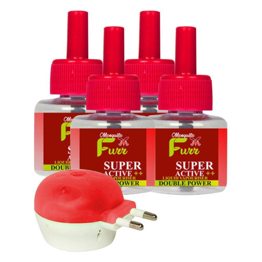 MOSQUITO FURR Mosquito Repellent Liquid Vaporizer 45ml | Pack Of 3 Mosquito Vaporiser Refill With Machine-image-32