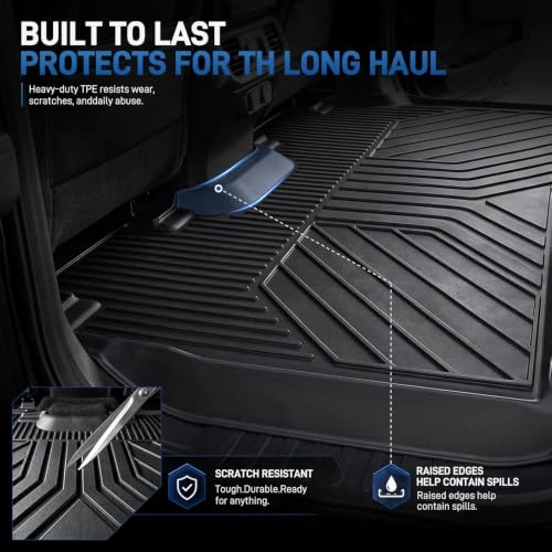 Image of OEDRO Floor Mats Fit for 2015-2026 Ford F150 Super Crew Cab