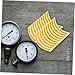 Homoyoyo 60pcs Pressure Gauge Reflective Stickers Safety Reflective Label Uv-Protected for Industrial Measurement Decal High-Visibility Warning