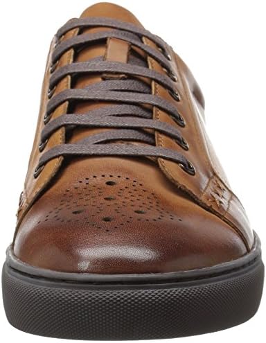 Zanzara Men's Drum Fashion Sneaker, Cognac, 12 M US | Image 1
