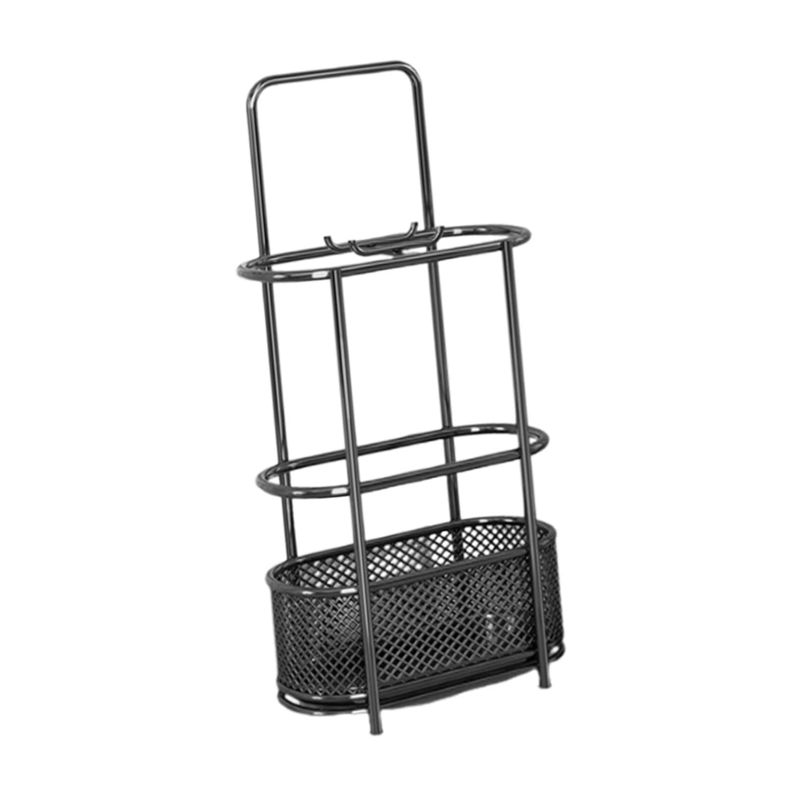HYLYGFH Large Capacity Umbrella Stand - Portable nizer Rack for Office, Home & Entryway - Stable Black Storage Bin for Umbrellas - Stylish & Functional Design