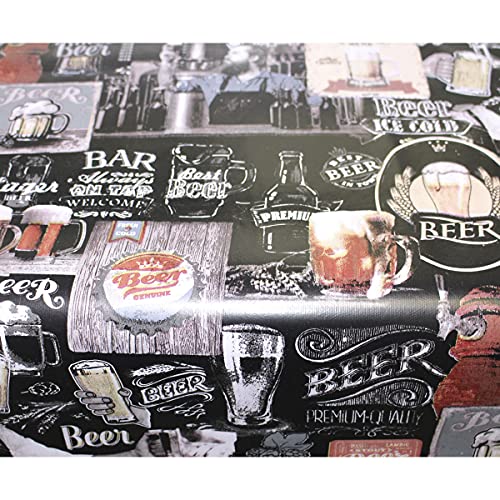 Toalha De Mesa Térmica Pvc Impermeável Beer 1,00 X 1,40
