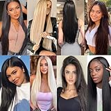 Mscat 20 Inch Clip in Hair Extensions 8Pieces/Set Brown Straight Hair pieces hair extensions Natural Soft Synthetic Hairpieces for Women(56#) - Image 6