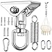 Anbte Gancho de Techo, Anclaje para Pared y Gancho de Suspensión 304 Acero Inoxidable, Kit para Colgar Sillas de Hamaca, para Colgar Hamacas, Sillas, Columpios Capacidad Máxima de 450KG