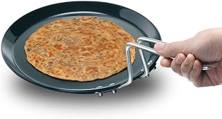 Hawkins Futura Hard Anodised Flat Tava 22 cm, 4.06 mm