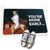 HIGH COTTON Welcome Doormat - You're Home Early