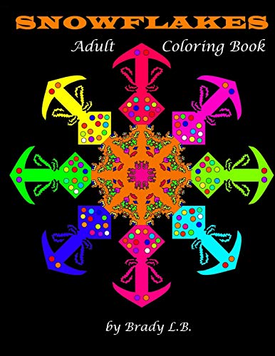 Adult Coloring Book: Snowflakes