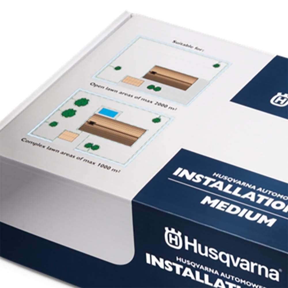 Husqvarna 967623602 - Kit de instalación de robot cortacésped Automower - Tamaño M