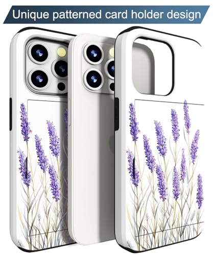Coque iPhone 15 Promax motif fleurs violettes pour vos sorties légères