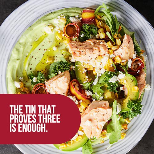 Image of King Oscar Skinless & Boneless Salmon in Olive Oil, 4.05 oz Can, 12-Pk