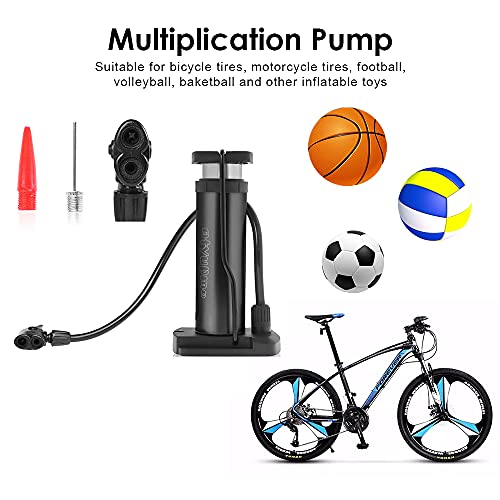image for Bike Pump, Atyupmo Mini Bicycle Pump Portable Bike Floor Pump Bike Tir
