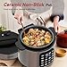 Electric Pressure Cooker 6 Qt, 9 Functions Programmable Instant Pot with IMD Touchscreen, Rice Cook, Slow Cook, Steam, Sauté, Warm, 16+ Safety Features, 1000W Silver