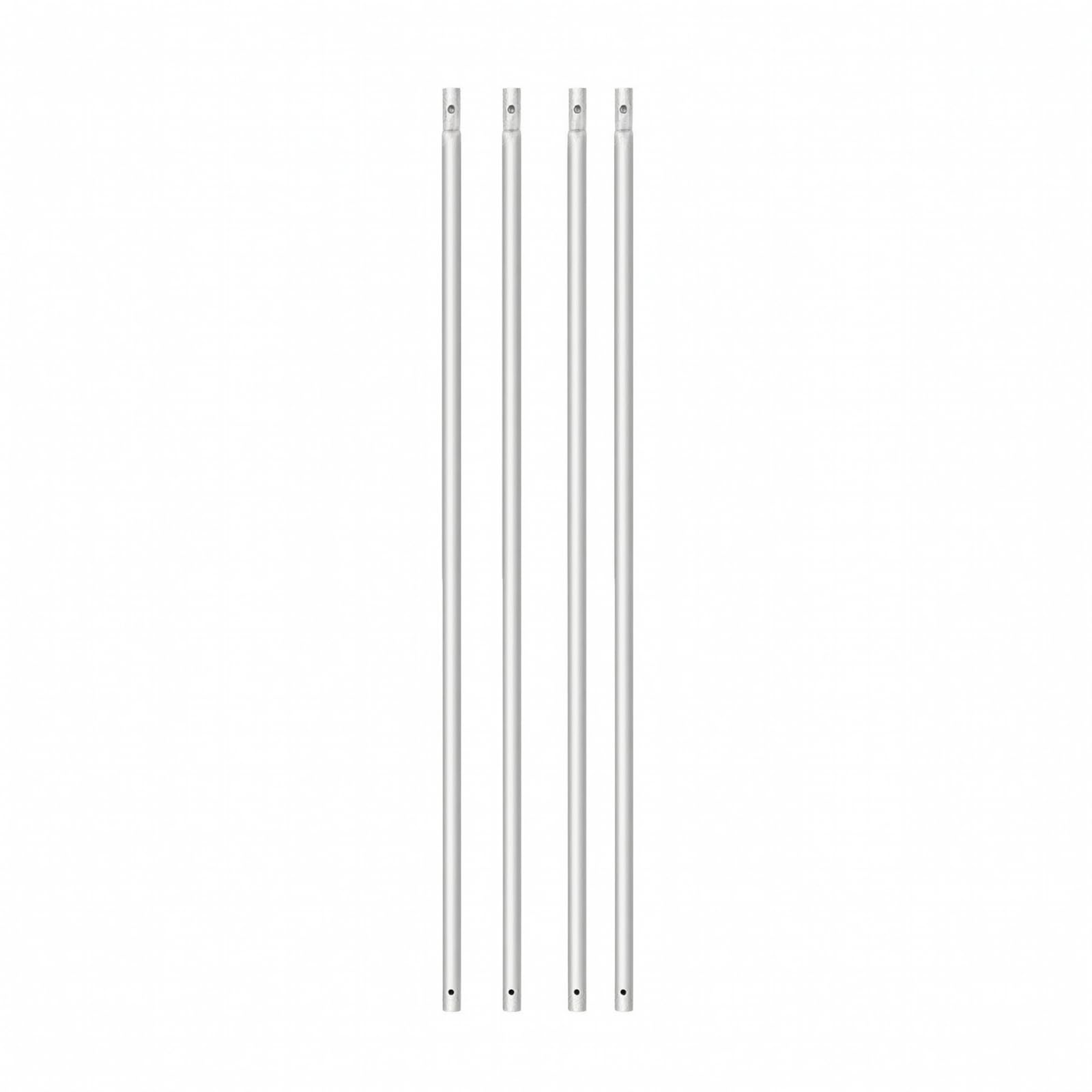 Manche d'Outil en Aluminium Robuste pour Râteau à Longueur Totale 12 Mètre Poids Léger 400 Grammes pour Réduire la Fatigue Lors du Dégagement