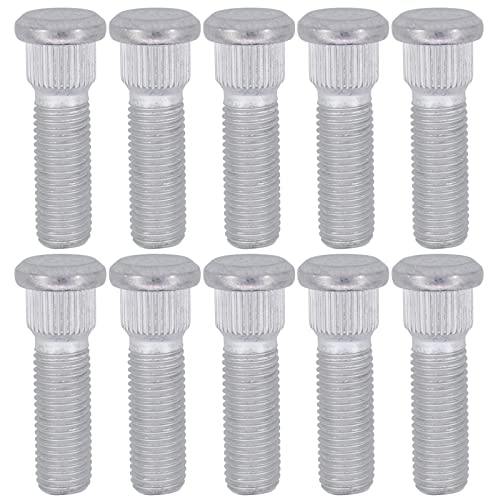 Radbolzen Radschrauben Radschraube M12x1,5 Radbefestigung Bolzen Hinterachse Vorderachse silber für Corolla Verso Auris Yaris Avensis Supra Camry Celica RAV Hilux Land Cruiser Prius CT GS IS LS NX RX