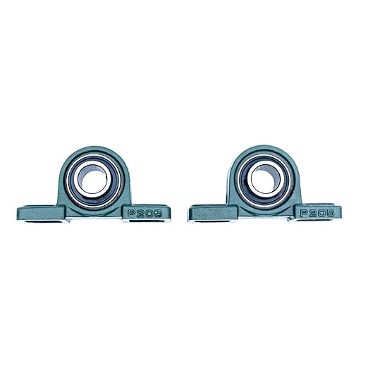 FKG UCP205-16 Pillow Block Mounted Bearing 1" inch Inside Diameter, Set of 2